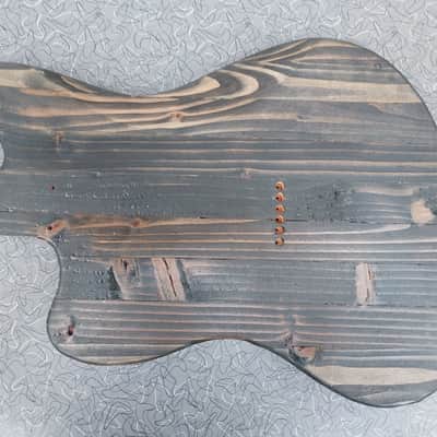 Guitar Body Telemaster Style Nitro Finish Barncaster Pinecaster Nomoonlaser image 2