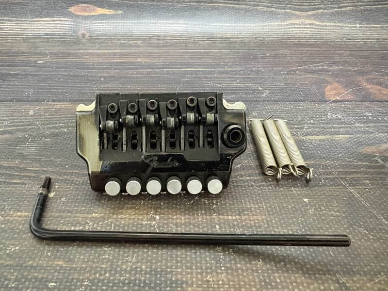 80s Fender BLADE SHOOTER VIBRATO Bridge Black Made in Japan RARE image 1