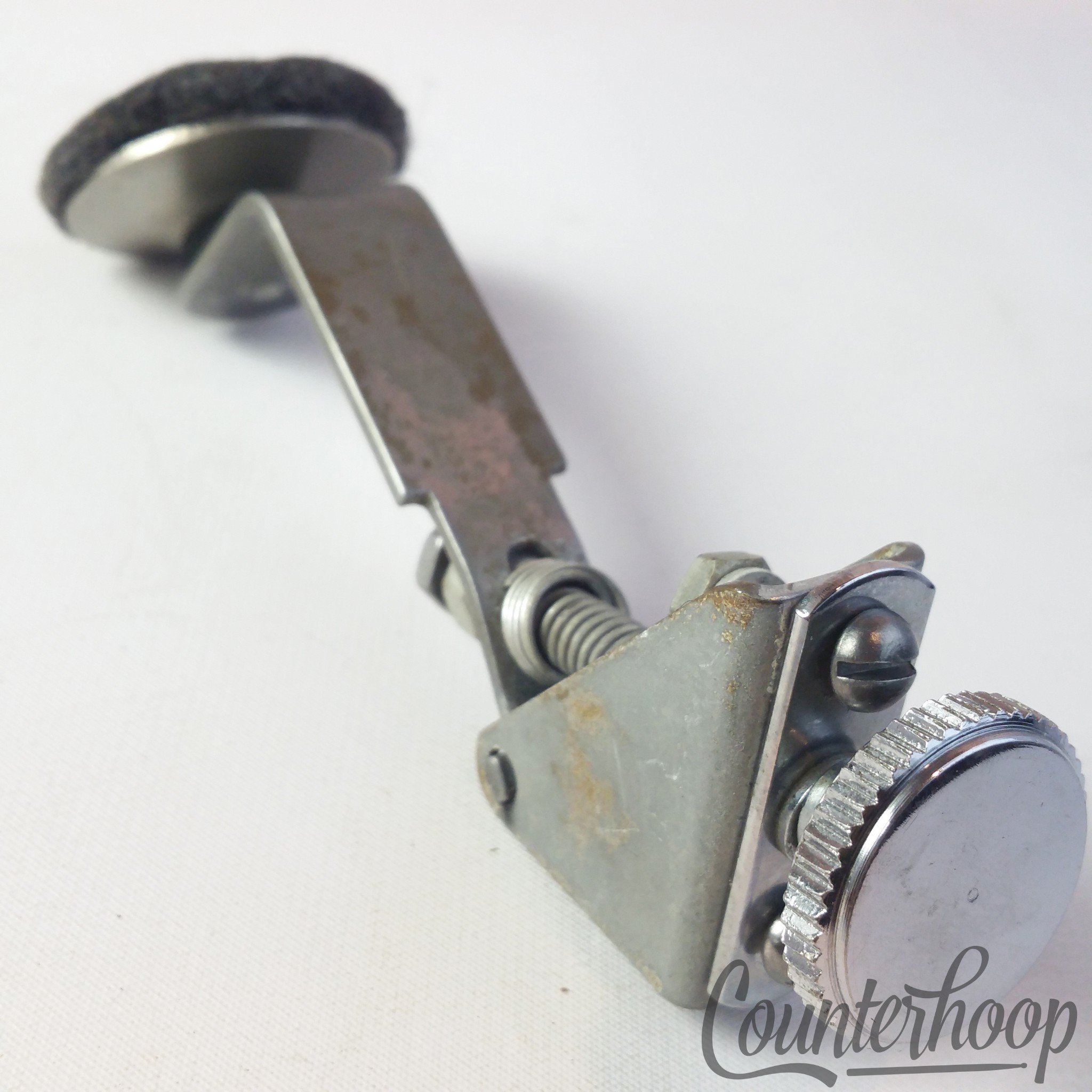 Rogers Black Felt Muffler Snare/Tom/Floor Holiday/Powertone Chrome Vintage 60s* - Excellent / 6.95/24.95 — main photograph