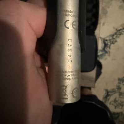 AKG C451B Small Diaphragm Cardioid Condenser Microphone 2010s - Satin Nickel Plated image 2