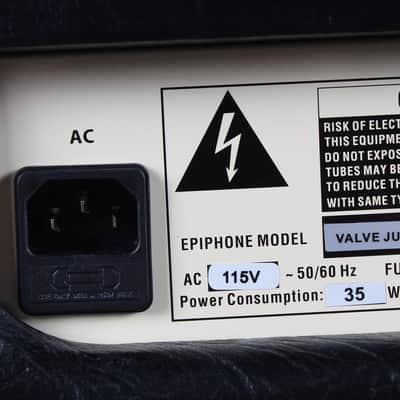 Epiphone Valve Junior Amplifier Head and 1x12 Cabinet Electric Guitar Tube Amp image 9
