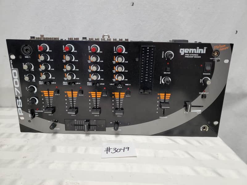 GEMINI PS-700 PRO DJ MIXER - 4 CHANNEL RACKMOUNT DJ | Reverb Canada