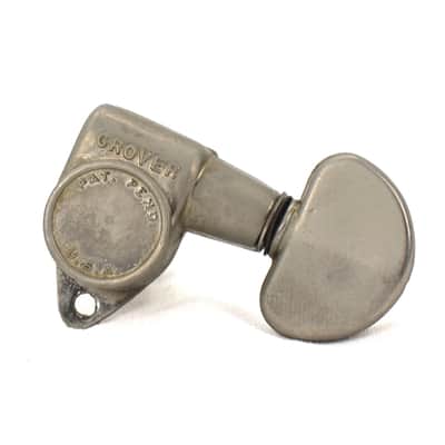 Grover Futura Flat Back Single Tuning Machine, Bass Side image 6