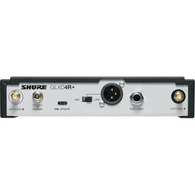 Shure GLXD24R+/B87A Digital Wireless Rack System with BETA 87A Microphone image 4