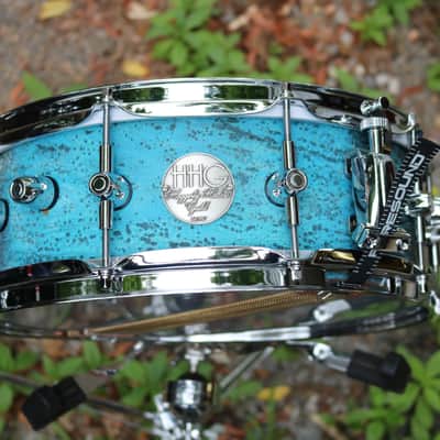 HHG Drums Super-muff Seamless Copper Snare Drum 2022 Natural Patina Copper image 21