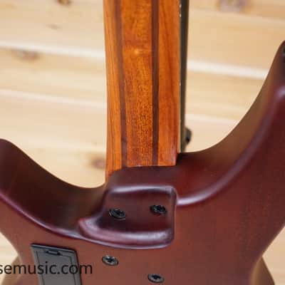 Ibanez SRH500F-NNF Bass Workshop Fretless Soundgear - Natural Browned Burst Flat image 10