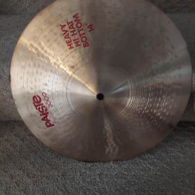 Paiste 14" 2000 Heavy Hi-Hat Cymbals (Pair) 1986 - 1993 - Traditional image 2