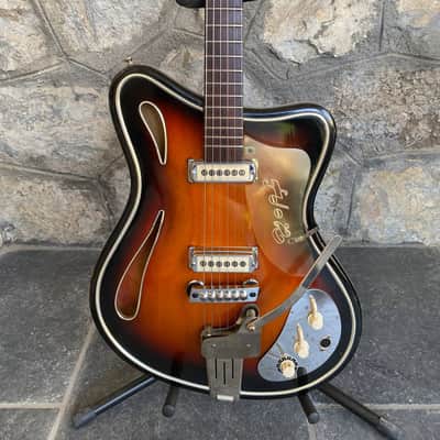 1960s Hopf Saturn 63 - Brownburst - Museum Condition - 100% Original w/ Tremolo & Demo Video image 1
