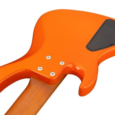 Sadowsky MetroExpress 5-String 24-Fret Modern Bass Roasted Maple Fingerboard 5-String Solid Candy Apple Orange Metallic High Polish image 5