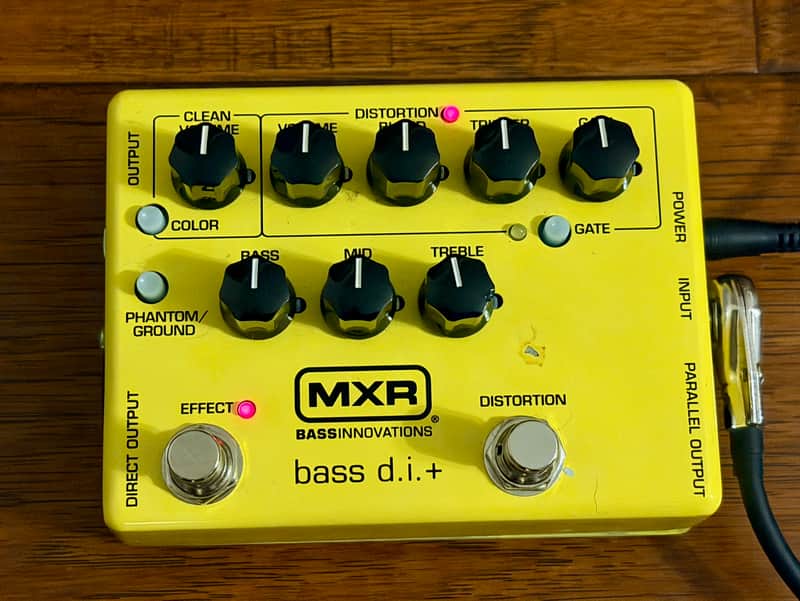 MXR M80 Bass DI + Limited Edition 2022 - Yellow image 1