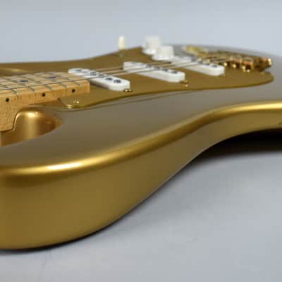 Circa 1989 Fender Stratocaster Custom Shop H.L.E Gold '57 RI #313 Guitar w/OSHC image 6