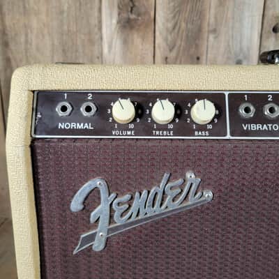 Fender Twin 6GB 1961 - Rough Blonde Tolex Original, serviced, with original cover image 9