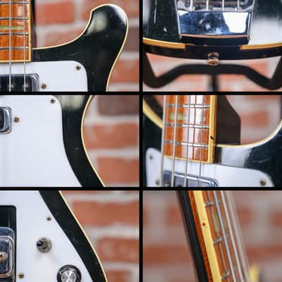 Rickenbacker 4001 Jetglo 1974 w/Hard Shell Case image 17
