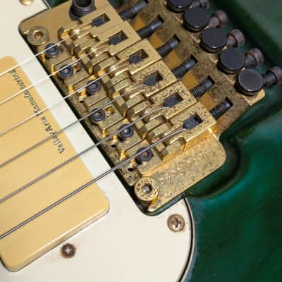 Valley Arts M Series Super Strat 80-90s Trans Aqua / Emerald Green image 22