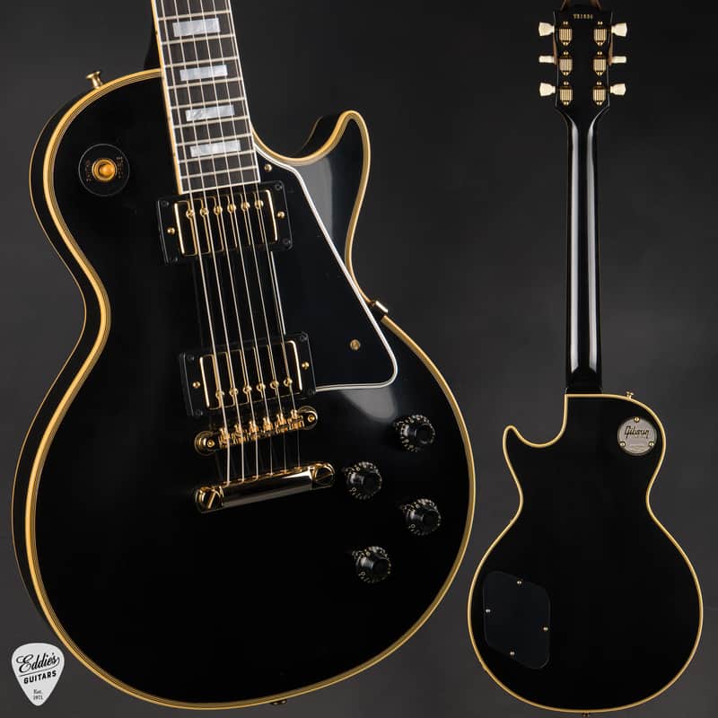 Gibson Custom Shop 1957 Les Paul Custom VOS Ebony 9.10 #751830 image 1
