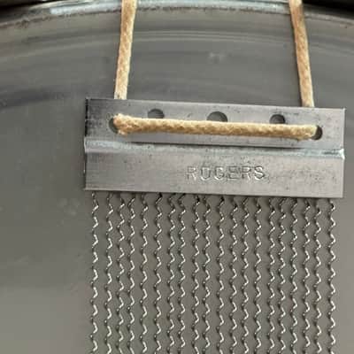 Rogers Powertone 5 x 14" Chrome over Brass Snare Drum  #6530 8 Lug Vintage Cleveland Era image 10