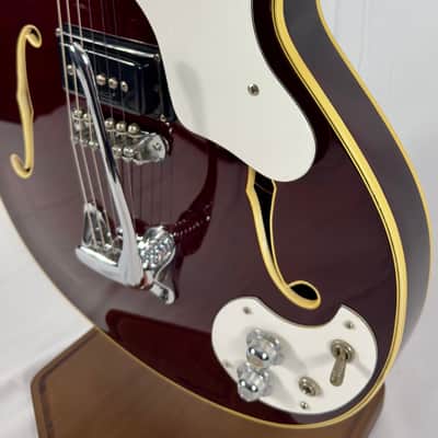 Mosrite Celebrity Hollowbody Electric Guitar W/ Case 1967 - Cherry Red image 6