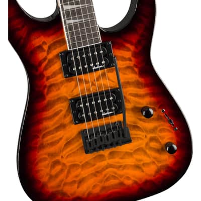 Jackson JS Series JS20 DKQ 2PT Transparent Tobacco Burst - Electric Guitar image 3
