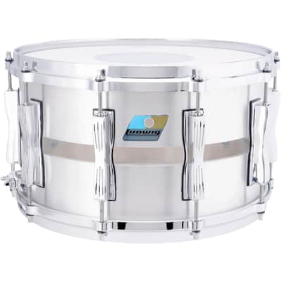 Ludwig Slotted Coliseum Cast Aluminum Snare Drum 14x8 image 1