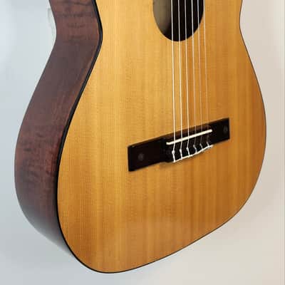 Vintage 1960s Kay K-7020 Concerto Classic Nylon-String Guitar w/ Alligator Chipboard Case image 4