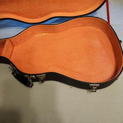 VTG/Antique *Archtop Classical Guitar Case* "Manalo" Spain; Japan? 1900-1970? - Black image 5