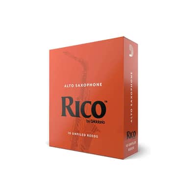 Rico by D'Addario Alto Saxophone Reeds Strength 2.5 - 10 Pack image 3