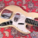 VINTAGE 1966 FENDER JAZZ BASS - REWORK/REFIN BODY - BOUND DOT NECK - WATCH VIDEO