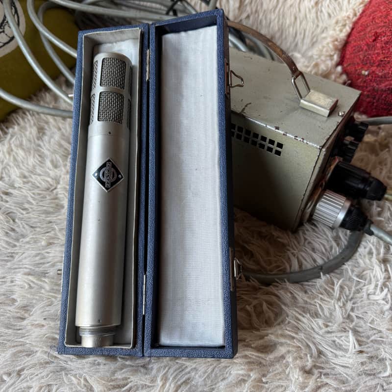Very early Neumann SM2 stereo tube microphone ( nickel capsules ) image 1