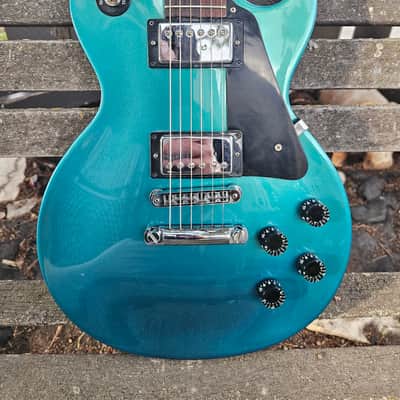 Gibson Les Paul Studio 2002 - Blue Teal Flip Flop image 3