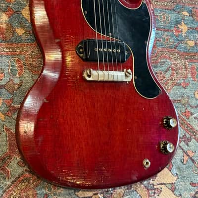 Early 1965 Gibson SG Junior - Cherry - Wide Nut image 2