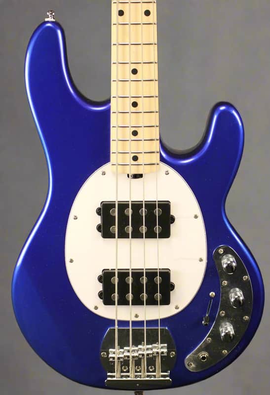 Sterling by Music Man StingRay Ray4 HH Electric Bass Cobra Blue 9lbs 12oz image 1