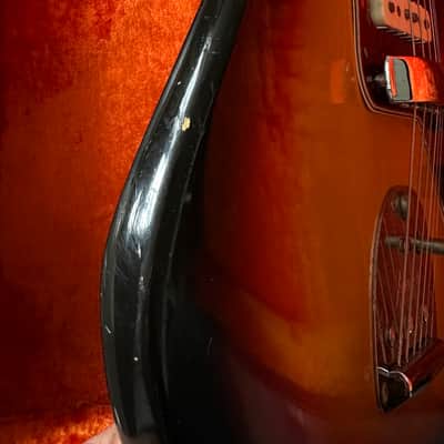 1965 Fender Jaguar L Series Sunburst All Original with Case image 13