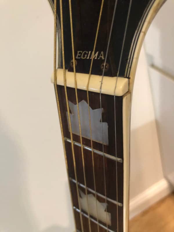 Egima J250 Gibson J200 rework Ultra Rare Acoustic Guitar 1974 Made
