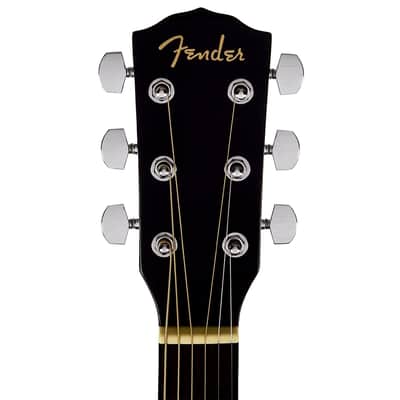 Fender CD60 - Dreadnought Acoustic Guitar - Black image 8