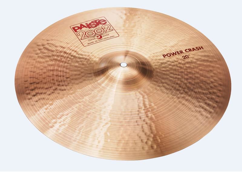 Paiste 2002 20" Power Crash Cymbal/New With Warranty/Model # CY0001063020 image 1