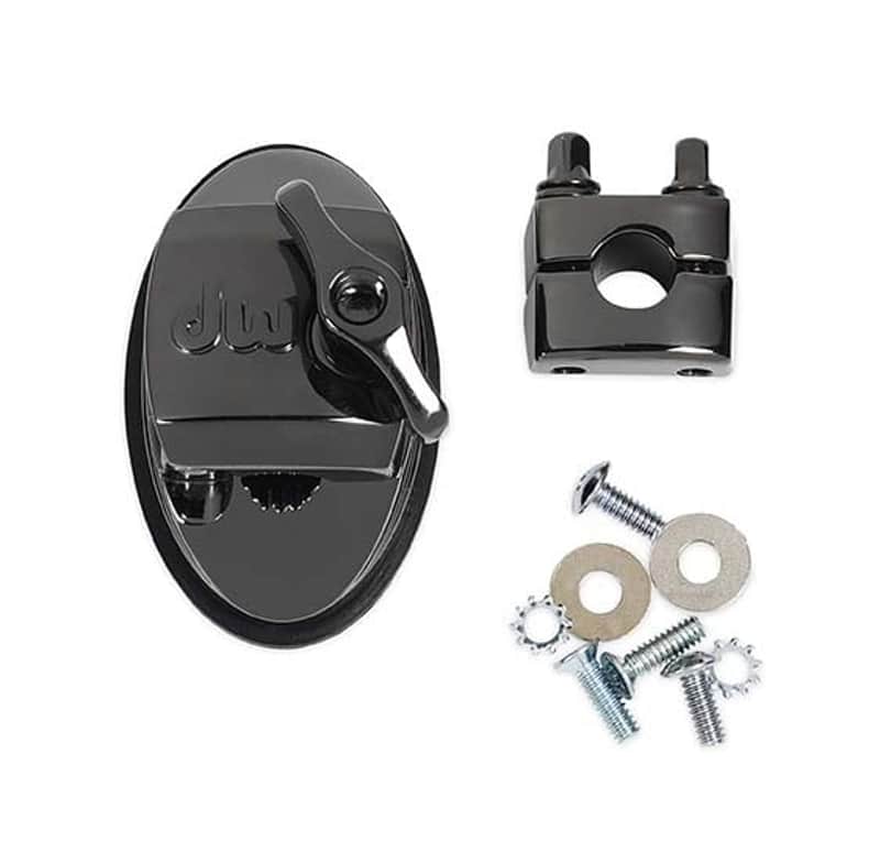 DW Tom Bracket, Pre 2012 w/ Mounting Screws - Black Nickel image 1