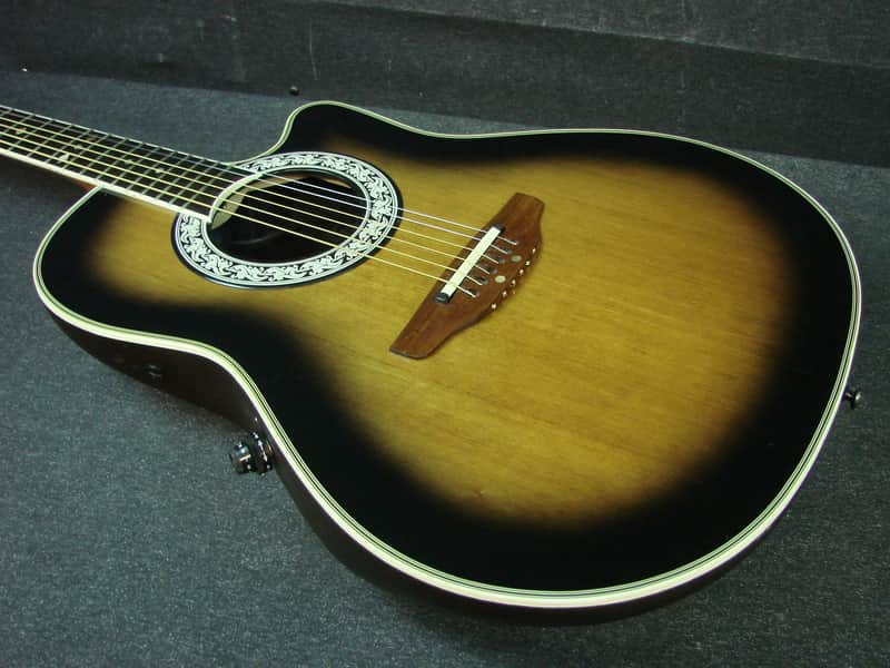 Ultra Series by Ovation Model 1528 Acoustic/Electric Shallow Back