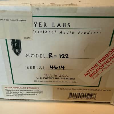 Royer R-122 Active Ribbon Microphone - “cherry-picked” beauty image 7