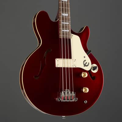 Epiphone Jack Casady Bass Sparkling Burgundy - Semi-Acoustic Bass righthand Bild 5