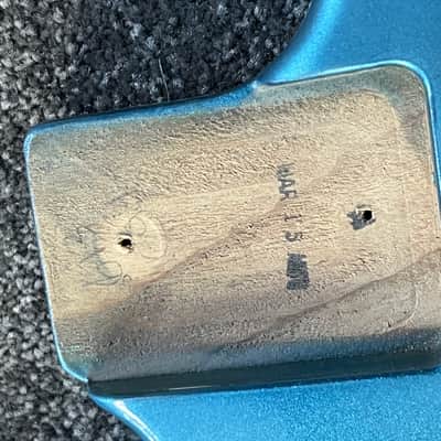 G&L Fullerton Legacy guitar Body Swamp Ash Lake Placid Blue USA image 3