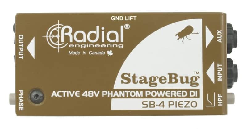 Radial SB-4 StageBug Compact Active DI for Piezo Pickups image 1