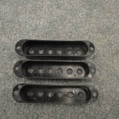 Vintage Original 1977 Strat Pickup Covers in Black image 2