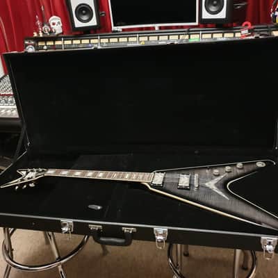 RARE Dean 30th Anniversary 1 of 100 Limited Edition Flying V XXX Trans Black Flame Top image 2
