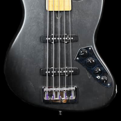 Mas Hino NYC 5-string  Jazz Bass MN fretless in Black w/Gigbag image 3