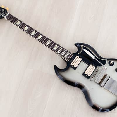 2025 Gibson Custom Shop 1961 Les Paul SG Standard CME Spec Murphy Lab Heavy Aged Silverburst w/ Case, Tags, CoA image 12
