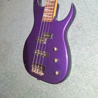 Vintage 1991 Ibanez EXB504 Bass Guitar Purple Pearl Rare !