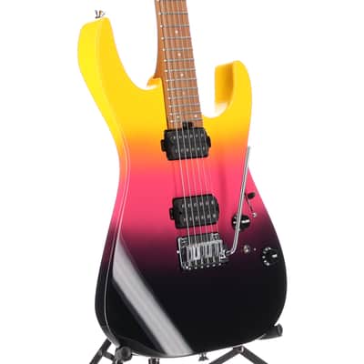 Charvel Pro-Mod DK24 HH 2PT CM, Caramelized Maple Fingerboard, Malibu Sunset, Stage Ready (SR) (00433) image 3