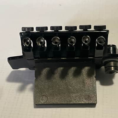 2000's Ibanez RG220B Series ILT1 Licensed Black Floyd Rose Double Locking Tremolo Bridge image 5