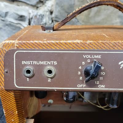 1953 Fender Champ 5C1 "600" Wide Panel 4-Watt 1x6" Guitar Combo imagen 2