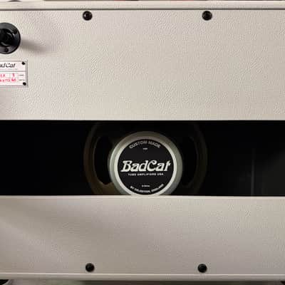 Bad Cat Black Cat 1x12" Guitar Speaker Cabinet custom white bronco image 2